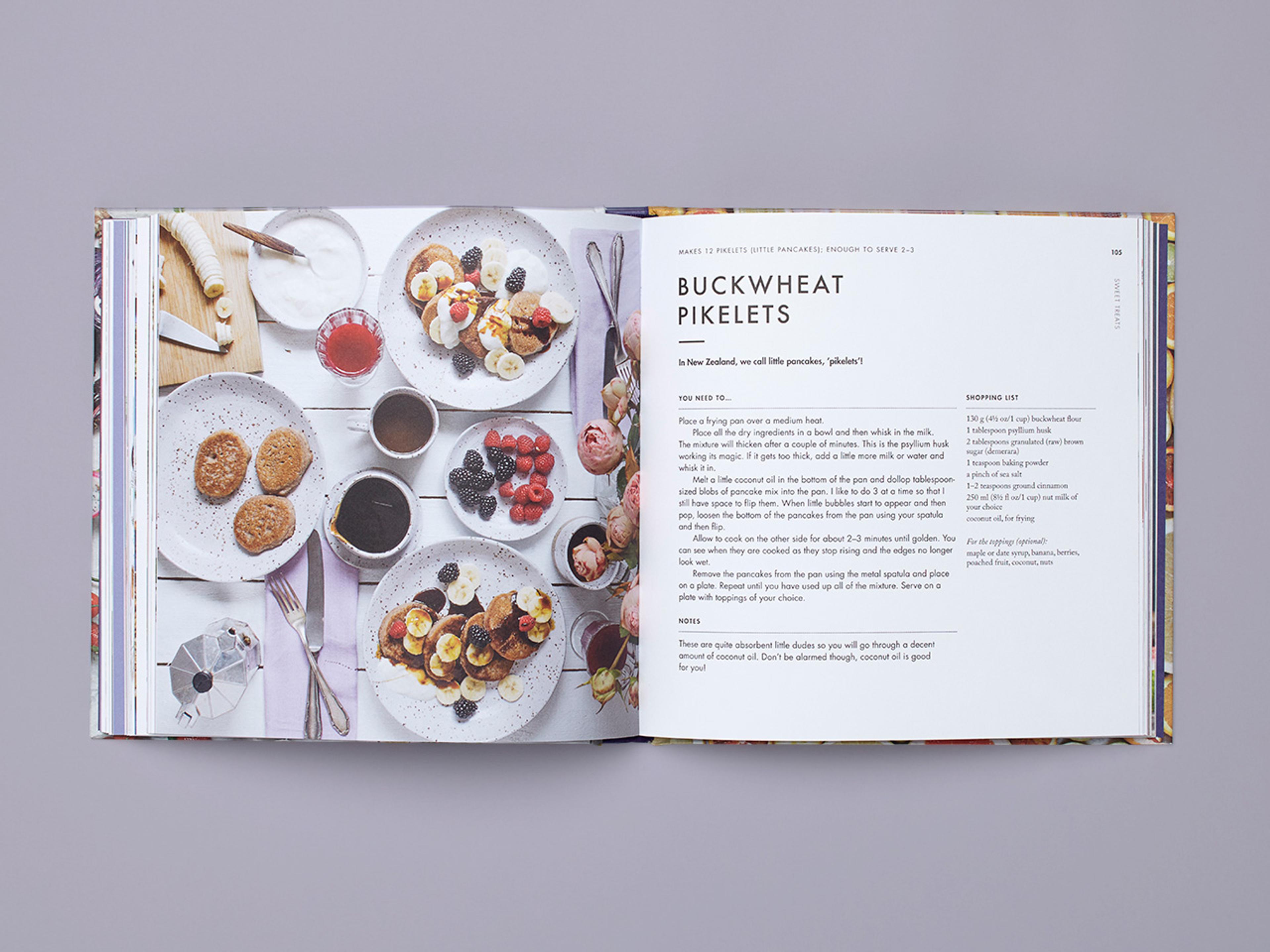 Open spread of the book Vegan Goodness.
