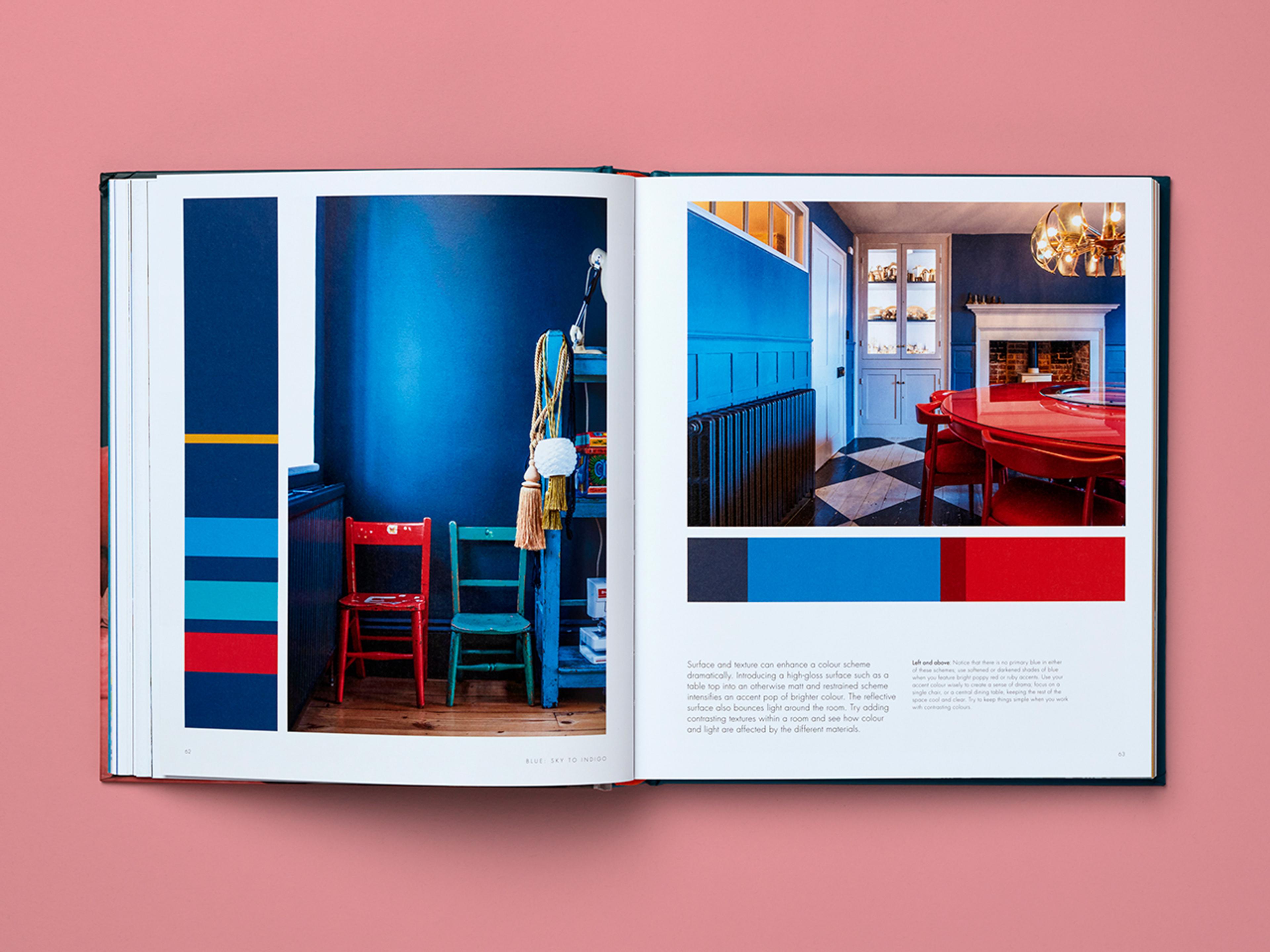Open spread from the Love Colour/Love Pattern series.