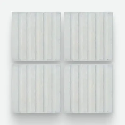 6 Panes Blanco 20x20