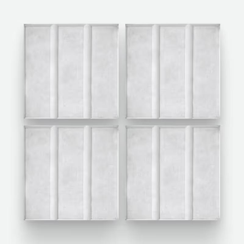 3 Panes Blanca 20x20