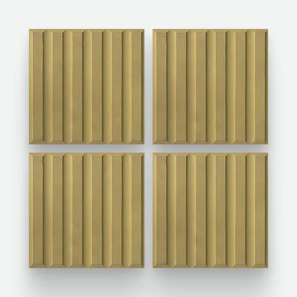 6 Panes Amarillo 20x20