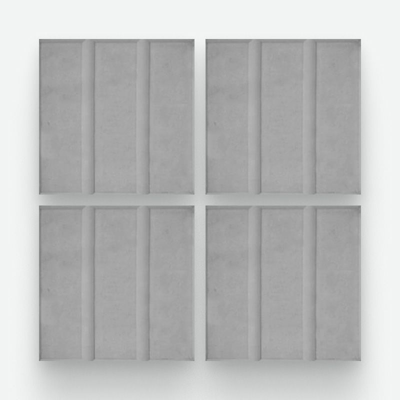 3 Panes Gris 20x20