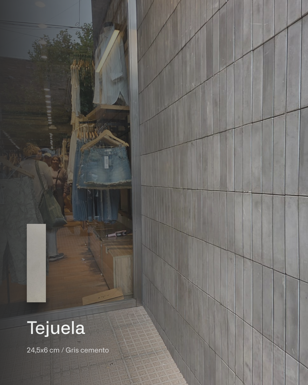 Tejuela Gris Cemento - imagen 3