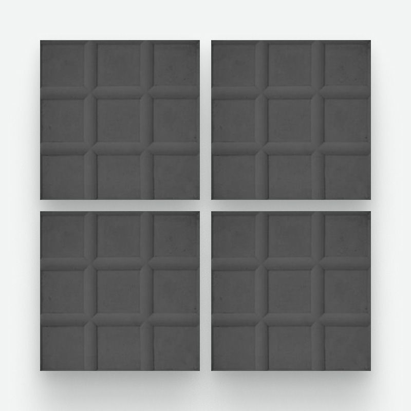 9 Panes Negro 20x20