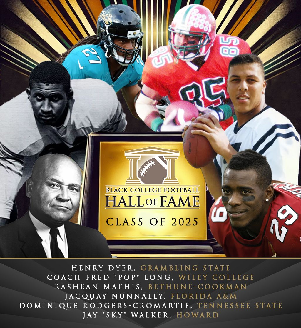Black College Football Hall of Fame Class of 2025 | Black College ...