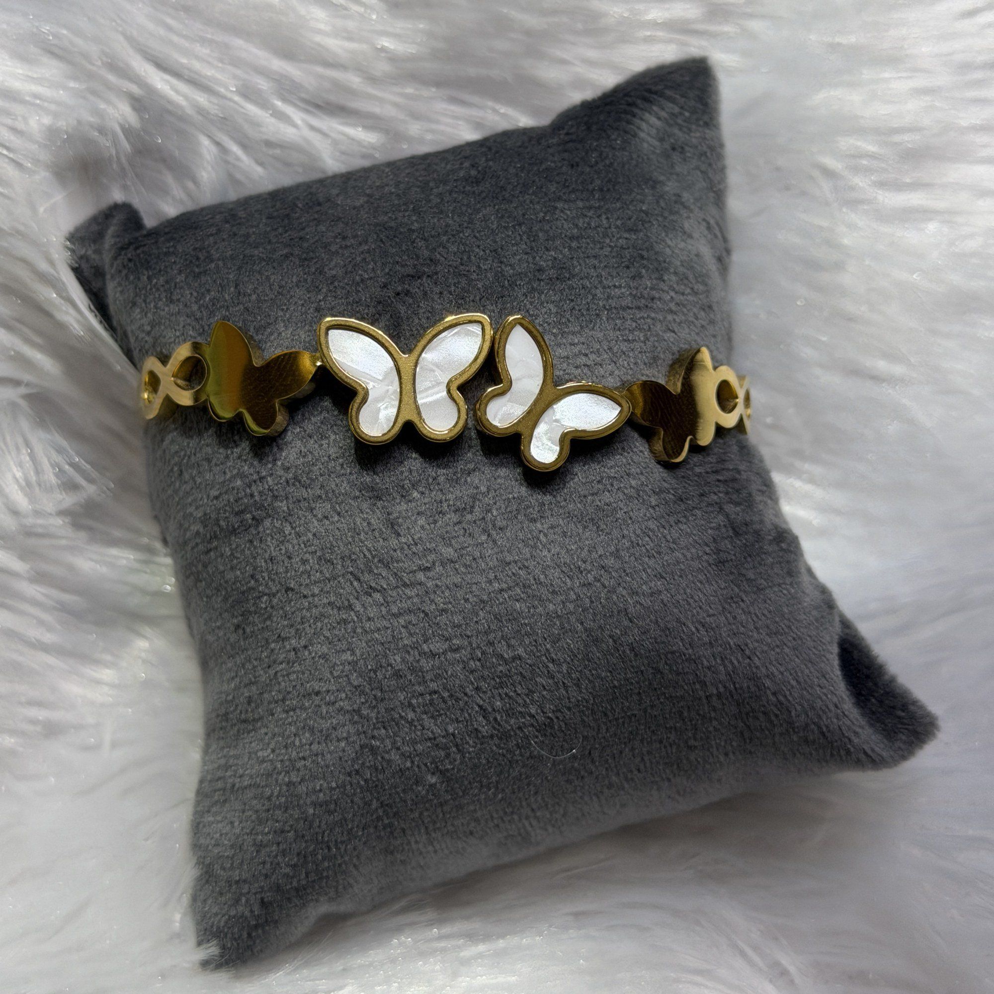 Butterfly cuff bracelet