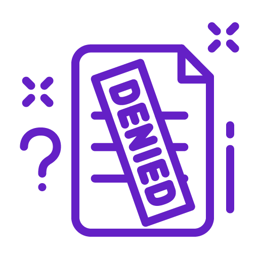 Denying your claim with no reasoning