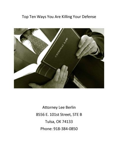 Top Ten Ways You Are Killing Your Sex Crime Defense