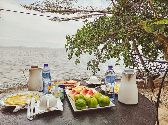 Waterfront view of Bujumbura on Lake Tanganyika