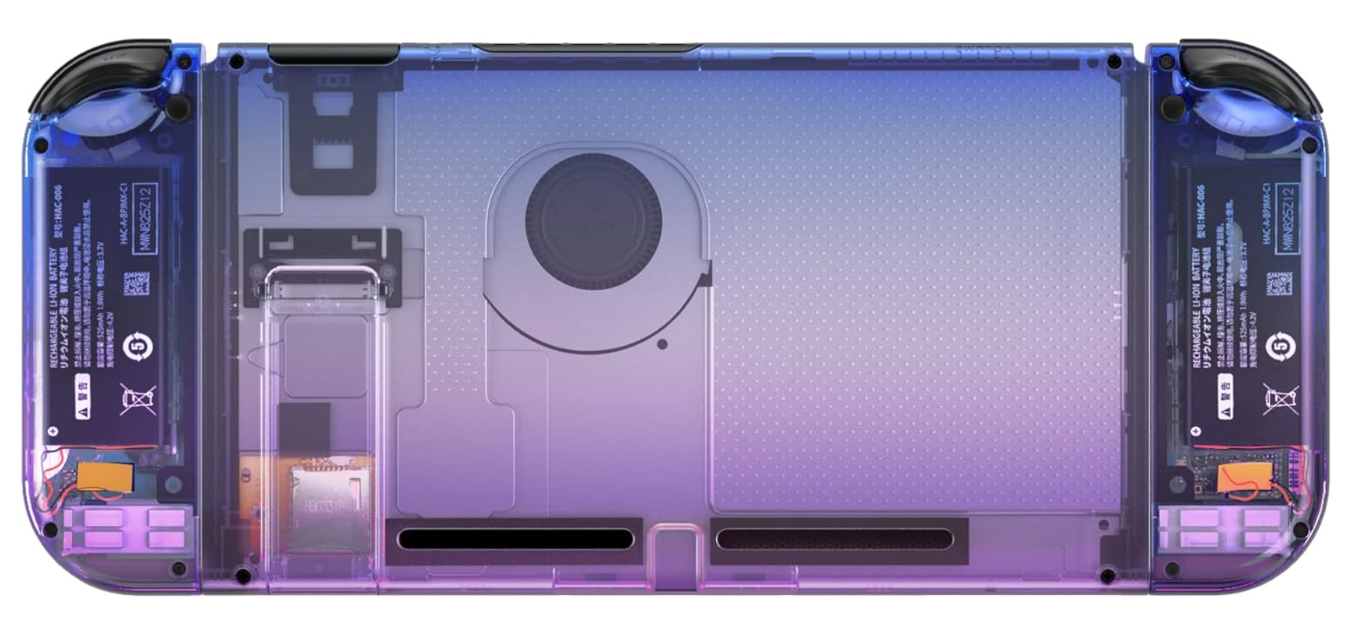 Nintendo Switch v2 - Gradient Transparent Bluebell Purple gallery
