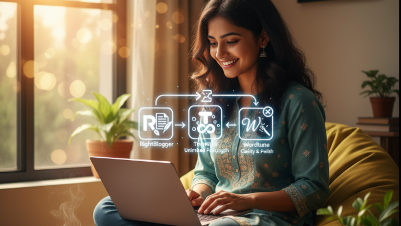 Best 3 Free AI Blog Writers (No Credit Card) for Students in India 2025