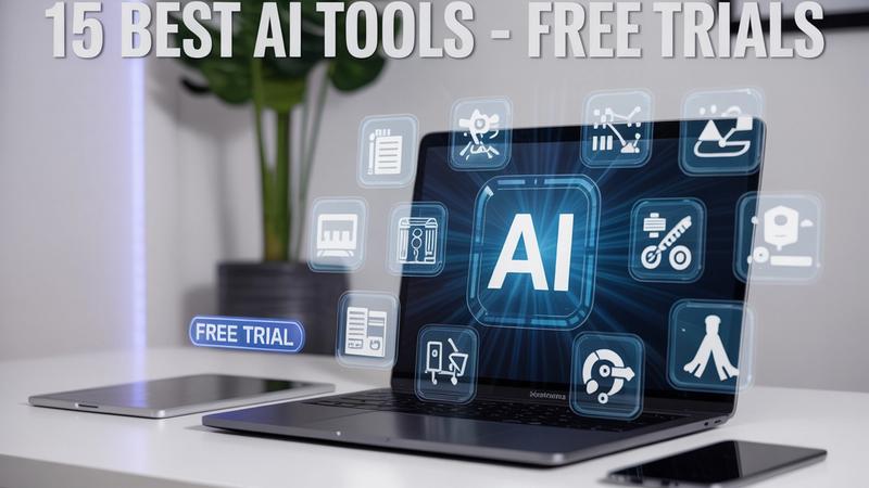 15 Best AI Tools with Free Trials (No Credit Card Required)