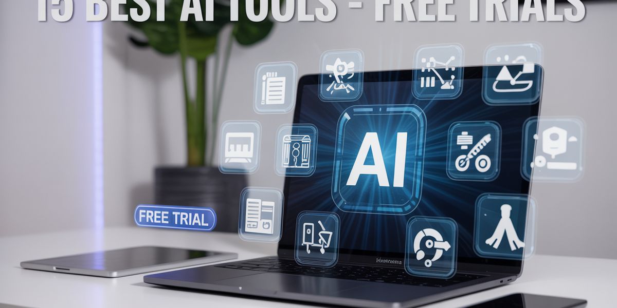 15 Best AI Tools with Free Trials (No Credit Card Required)