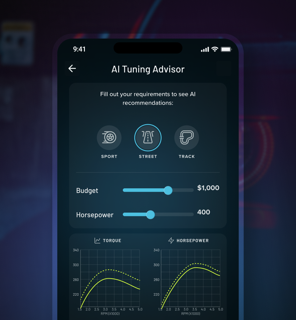 Image of the AI Tuning Advisor application design