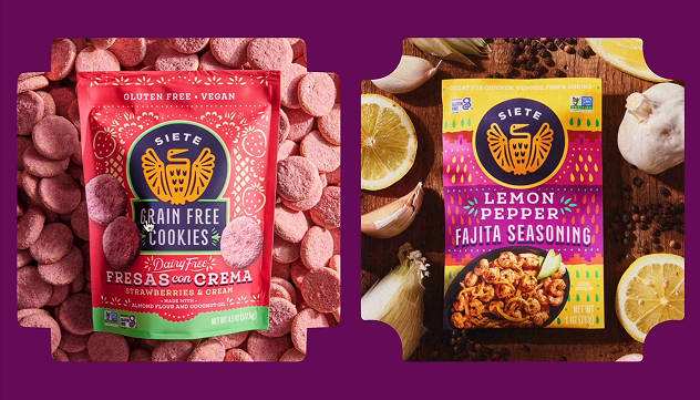 Siete Fresa con Crema and Lemon Pepper Fajita Seasoning