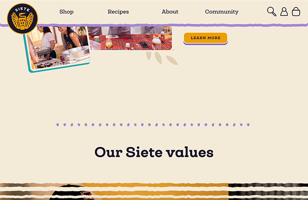 Our Siete values
