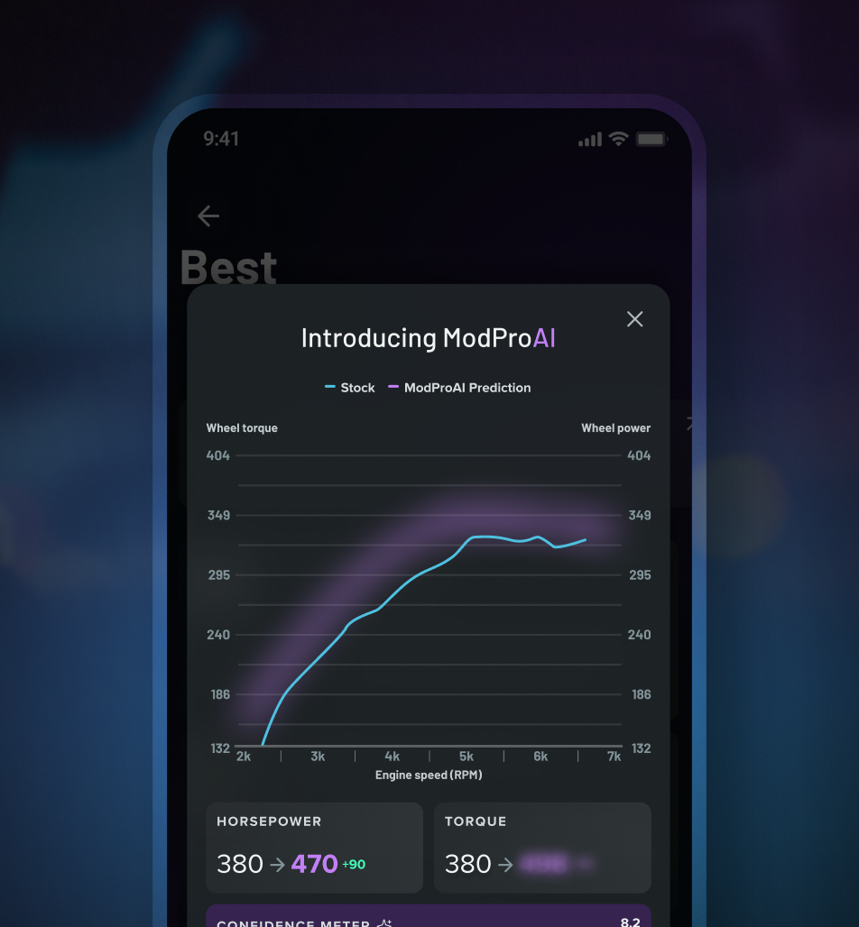 Image of the ModPro AI functionality application design