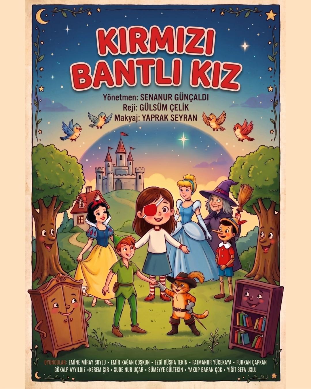 Kırmızı Bantlı Kız oyununun duyuru görseli