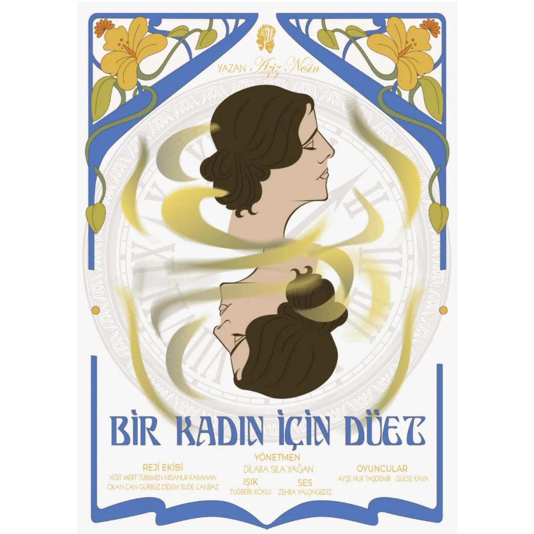Bir Kadın İçin Düet oyununun duyuru görseli