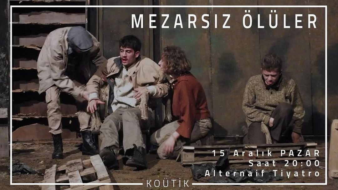 Mezarsız Ölüler oyunundan sahne fotoğrafı 3