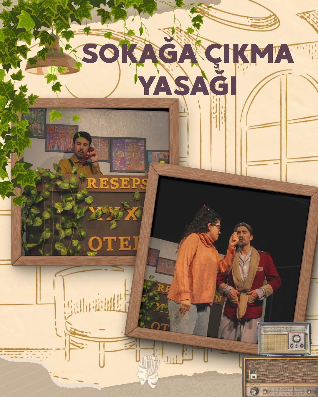 Sokağa Çıkma Yasağı oyunundan sahne fotoğrafı 1