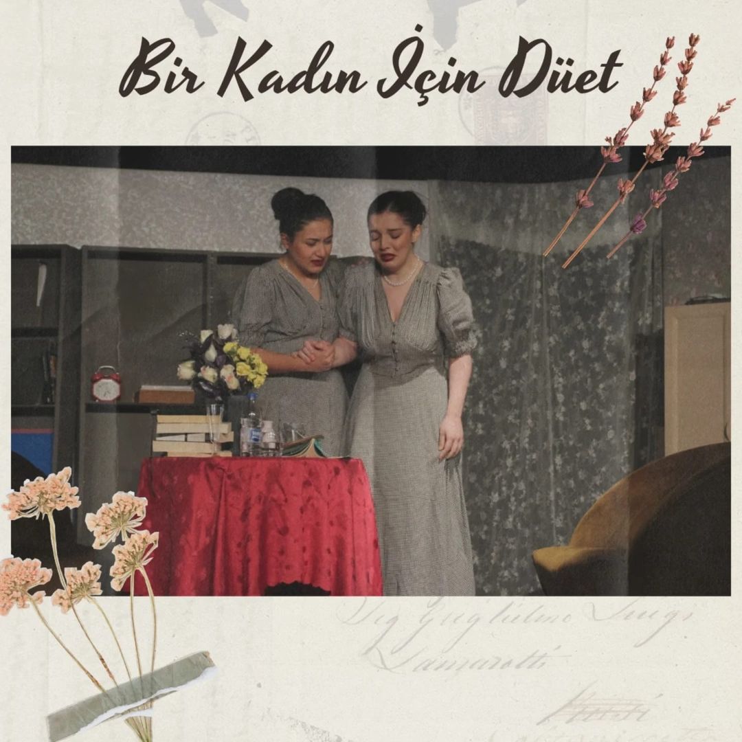 Bir Kadın İçin Düet oyunundan sahne fotoğrafı 2