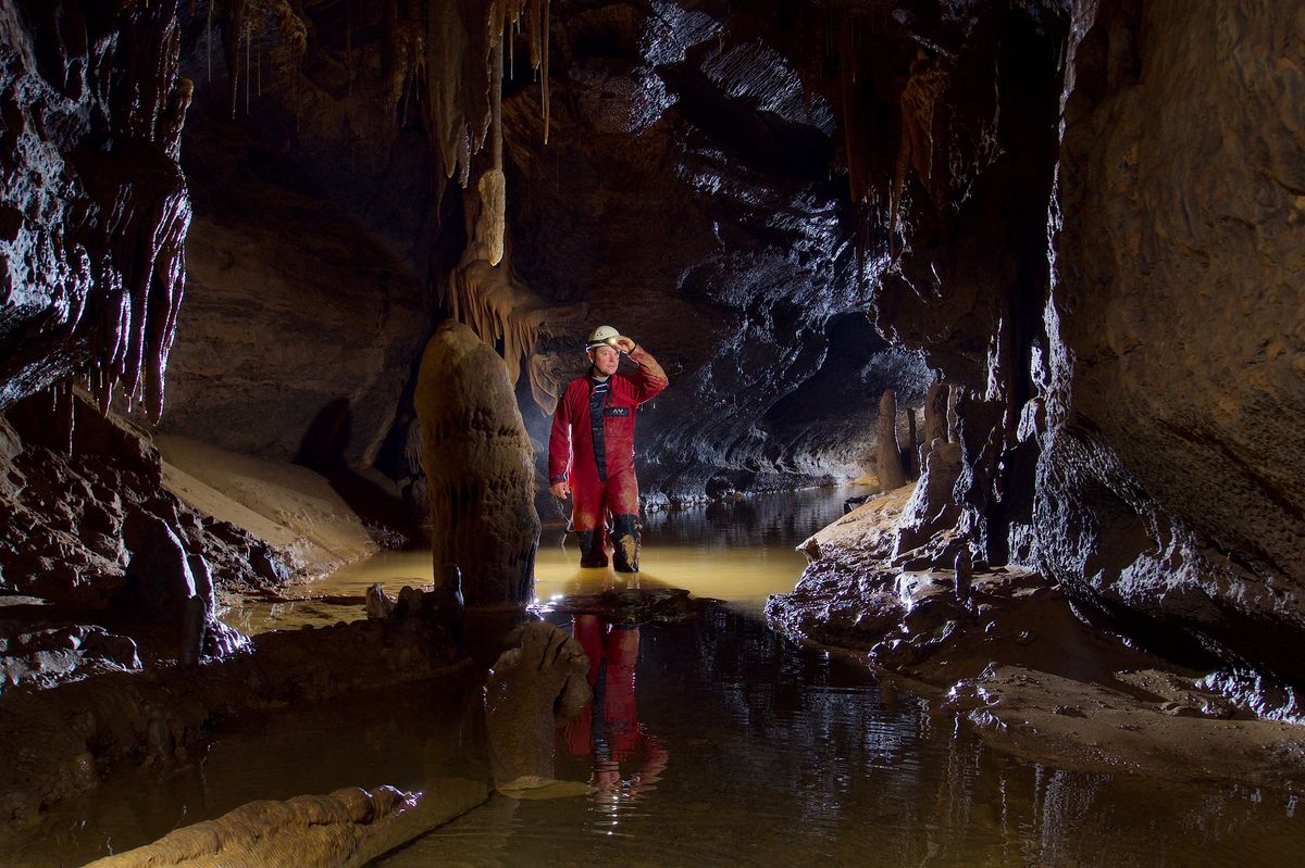 Explorations spéléologiques à Saulges : stratégies d'adaptation alimentaire de la faune cavernicole