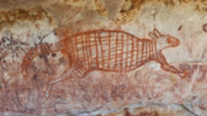La seule grotte en Europe qui a une représentation de kangourou