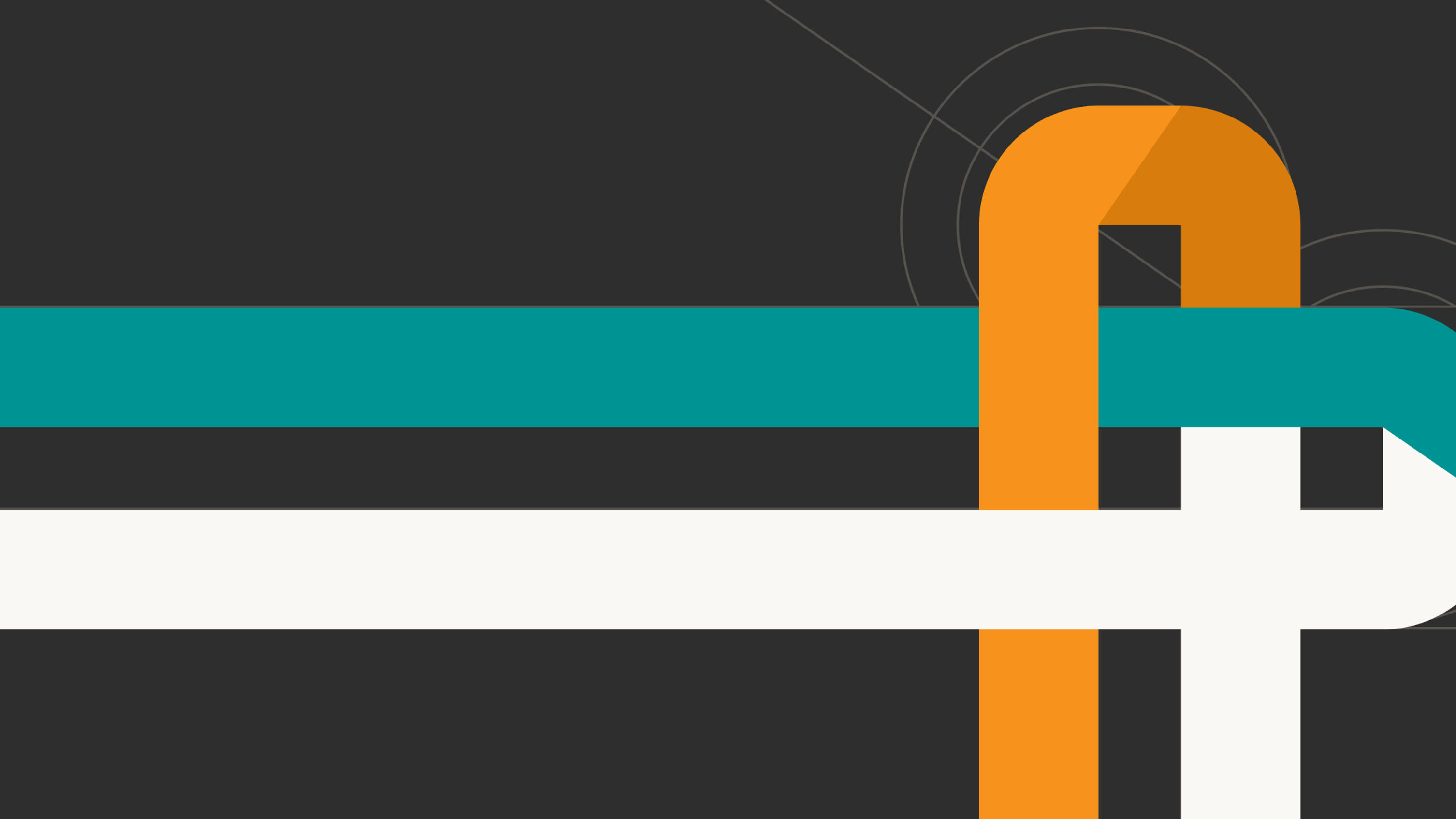 Illustration of Utexo Mint symbol with black background and orange and green elements alongisde Tether and Bitcoin symbols.