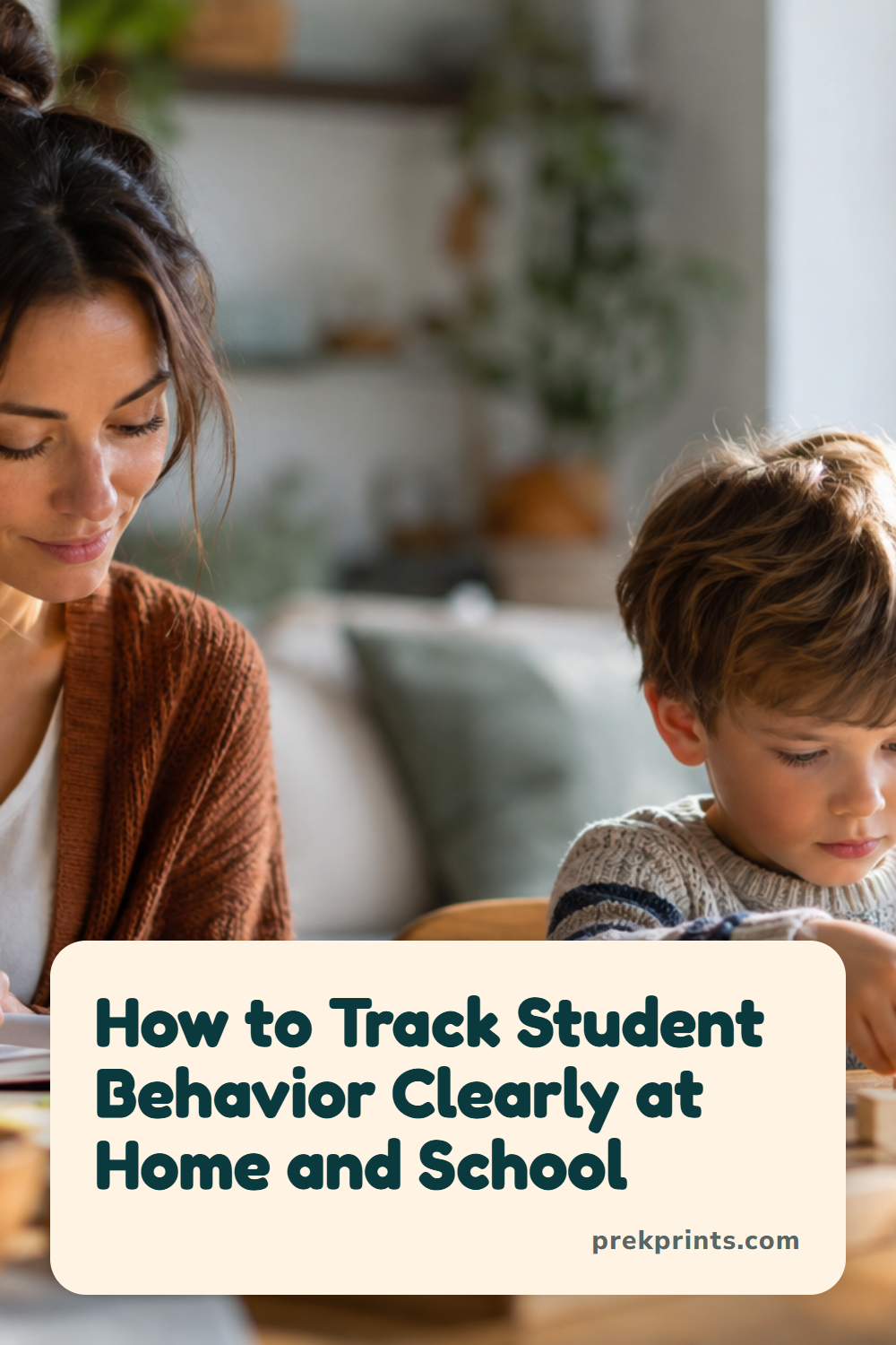 Pinterest image: How to Track Student Behavior Clearly at Home and School