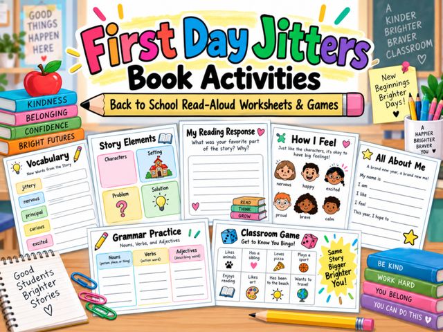 First Day Jitters Activities: preview image 1