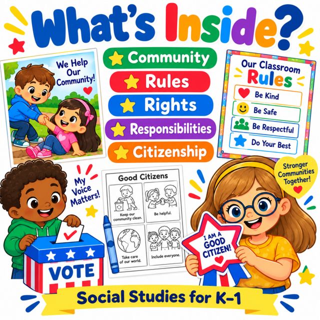 Constitution Day Activities for Kindergarten: preview image 1