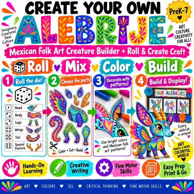 CREATE YOUR OWN ALEBRIJE | MEXICAN FOLK ART CREATURE BUILDER