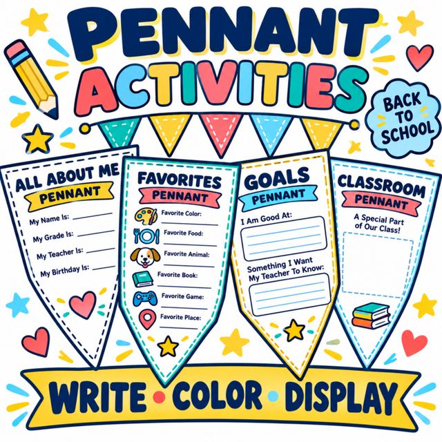 All About Me Activities: preview image 1