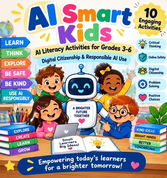 AI Smart Kids  AI Literacy Activities for Grades 3-6  Digital Citizenship