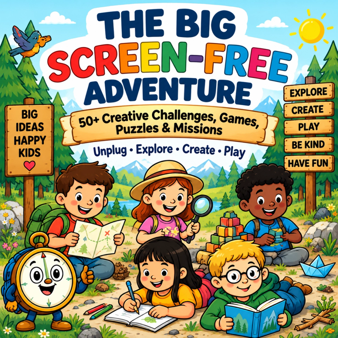 Looking for engaging screen-free activities for kids that encourage creativity, problem-solving, movement, and imagination?