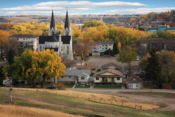 Medicine Hat cityscape
