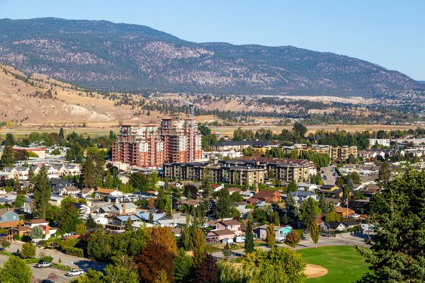 Penticton cityscape