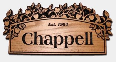 Floral Chappell Sign