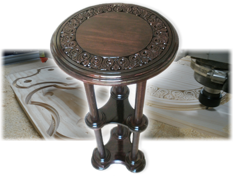 Tripod Pedestal Table