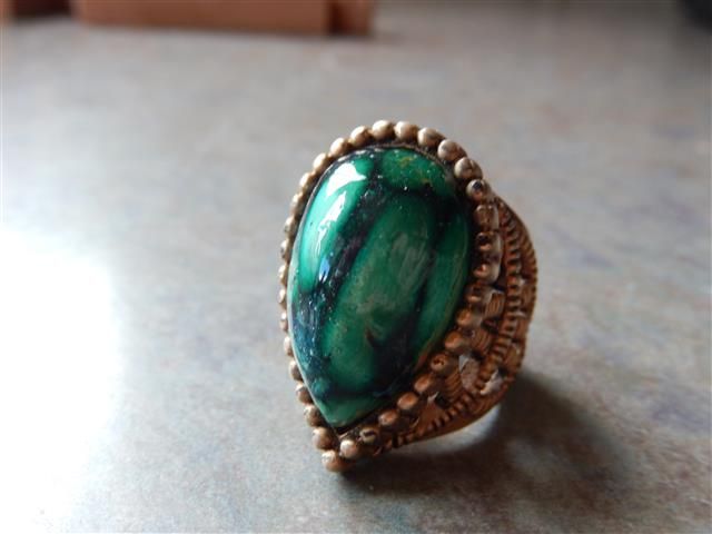 Carved Heather Ring 