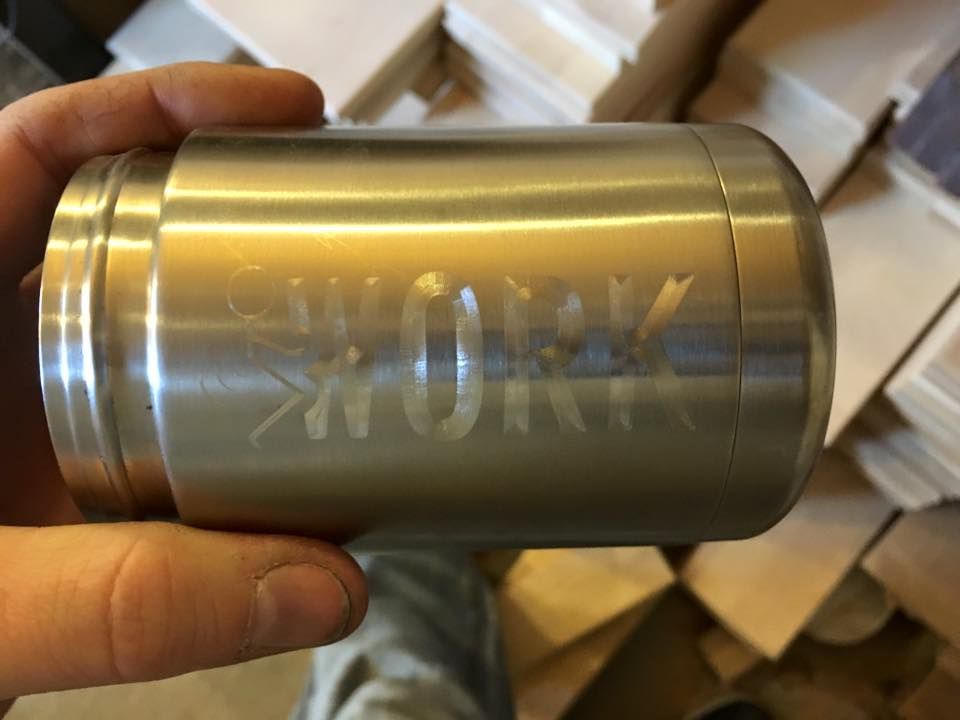Engraved Metal Can