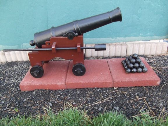 Wooden Model Cannon