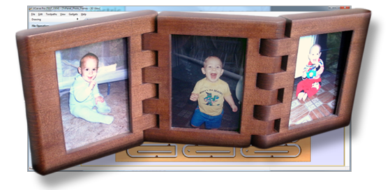 Wooden Hinged Photo Frames