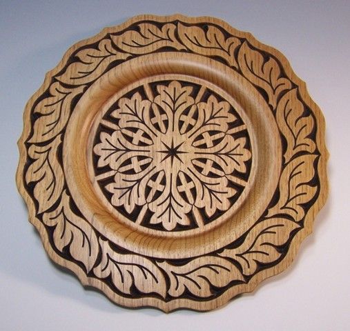 Wooden Butternut Plate