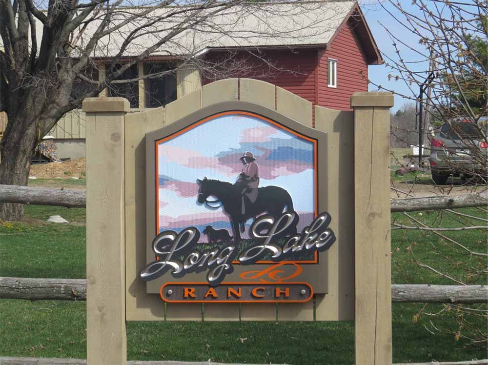 Ranch Lake Sign