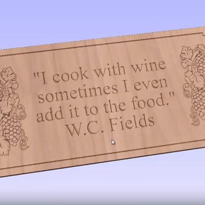 VCarve From 3D - Must See Technique〡Vectric