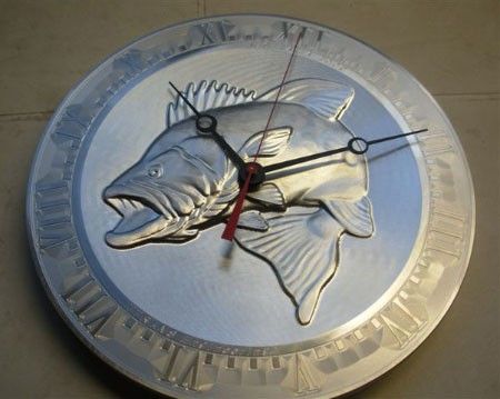 Vector Art 3D Fish Clock
