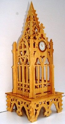 Wooden Cathedral Music Box