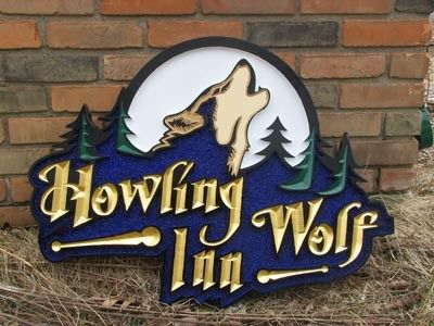 Howling Wolf Sign